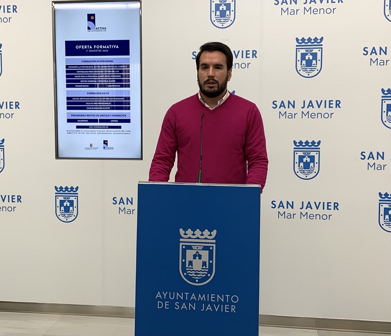 El paro bajó un 5 por ciento en San Javier durante 2021 que terminó con 1932 parados